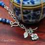Blue Kyanite and Sterling Silver Out of Asia Original - OutOfAsia